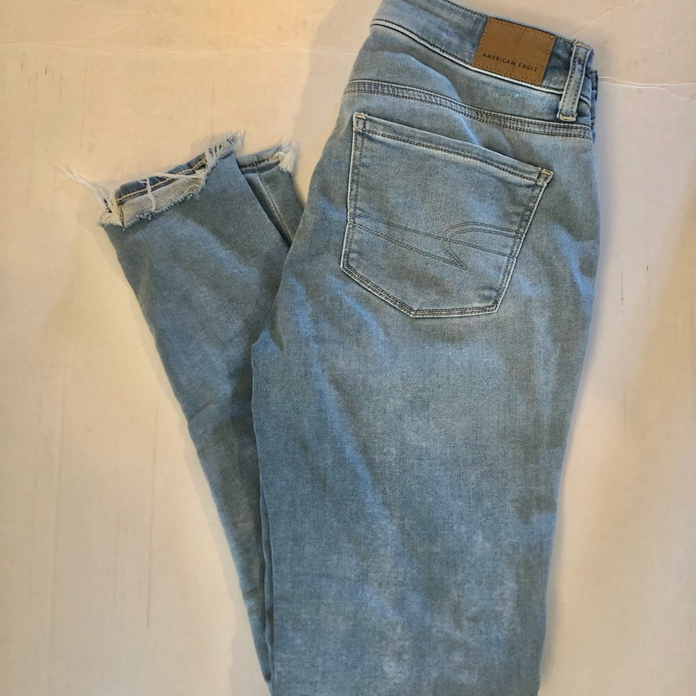 American Eagle light wash Jeans size 0 REG